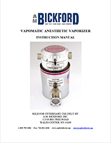 Vapomatic Vaporizer Instruction Manual